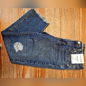 NWT Cat & Jack girls jeans size 10- high rise, adjustable waist